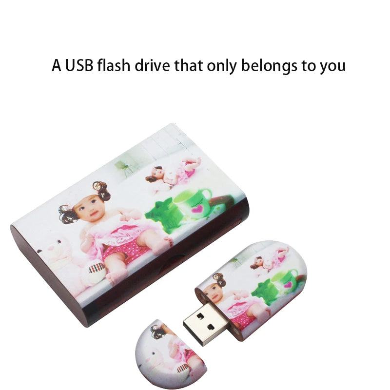 JASTER High Quality Wooden Logo Engrave Wood USB Flash Drive 4GB 8GB 16GB 32GB 64GB wedding Gift Flash Memory Card Pen Drive - PST PS Tradings