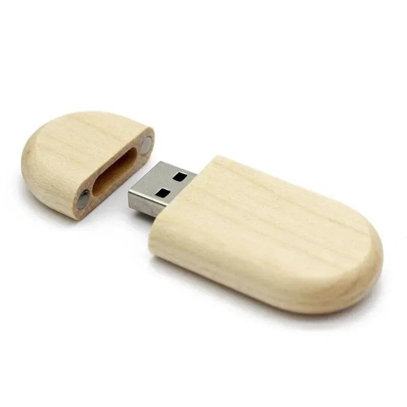 JASTER High Quality Wooden Logo Engrave Wood USB Flash Drive 4GB 8GB 16GB 32GB 64GB wedding Gift Flash Memory Card Pen Drive - PST PS Tradings