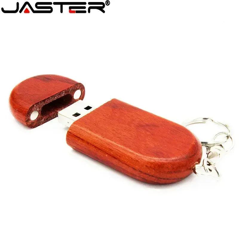 JASTER Personality Gift Wood Creative Pen Drive LOGO Customized U Disk USB 2.0 Pendrive 4GB 8GB 16GB 32GB 64GB 128GB - PST PS Tradings