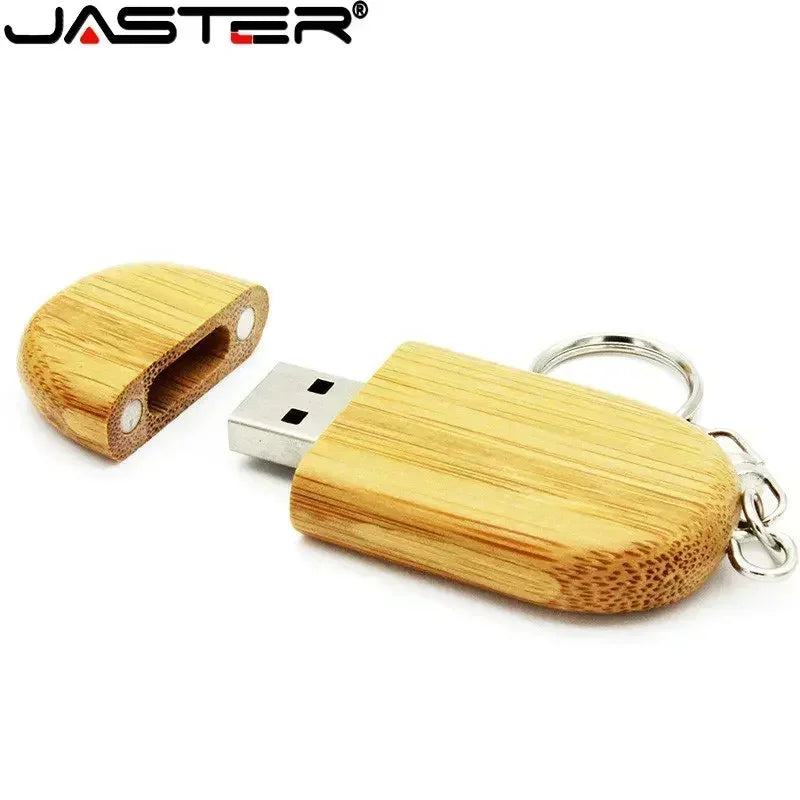 JASTER Personality Gift Wood Creative Pen Drive LOGO Customized U Disk USB 2.0 Pendrive 4GB 8GB 16GB 32GB 64GB 128GB - PST PS Tradings