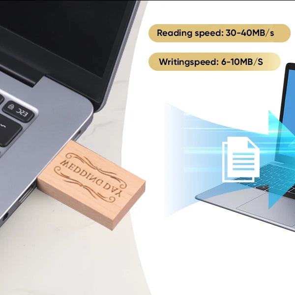 JASTER USB 2.0 Flash Drives Photography Wooden Photo Album Box Pen drive Free logo 16GB 32GB 64GB 128GB Creative gift USB stick