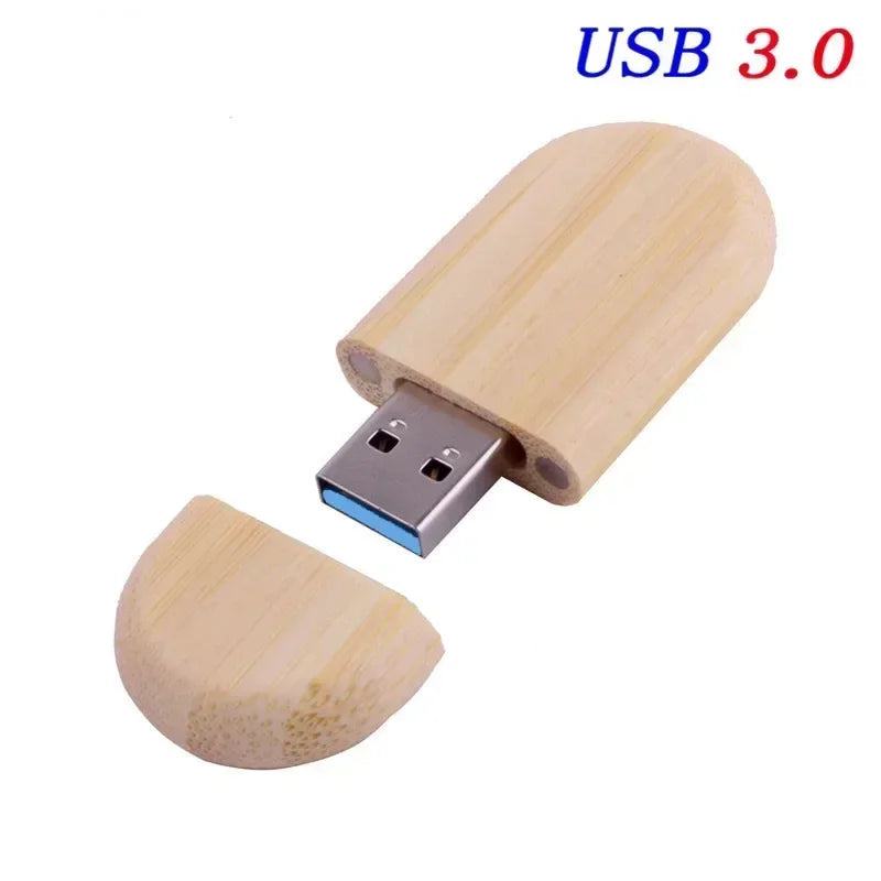 JASTER USB 3.0 High Speed LOGO Wooden Box Personal Logo Customer Pendrive 8GB 16GB 32GB 64GB USB Flash Drive Pen Drive U Disk - PST PS Tradings