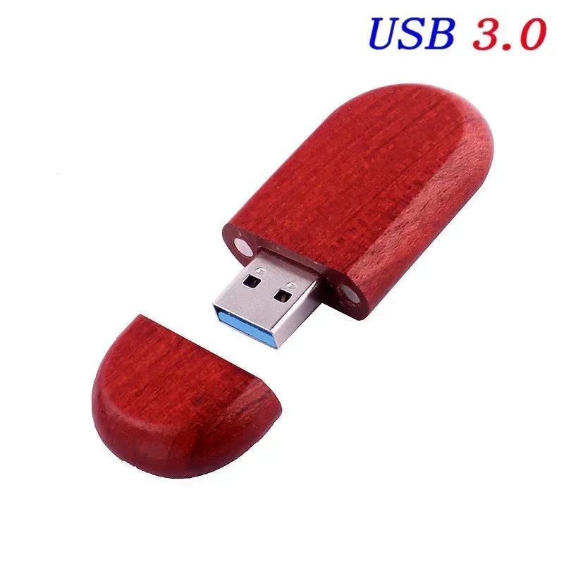 JASTER USB 3.0 High Speed LOGO Wooden Box Personal Logo Customer Pendrive 8GB 16GB 32GB 64GB USB Flash Drive Pen Drive U Disk - PST PS Tradings