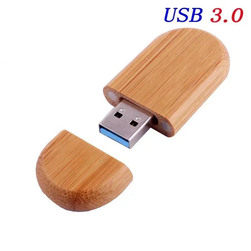 JASTER USB 3.0 High Speed LOGO Wooden Box Personal Logo Customer Pendrive 8GB 16GB 32GB 64GB USB Flash Drive Pen Drive U Disk - PST PS Tradings