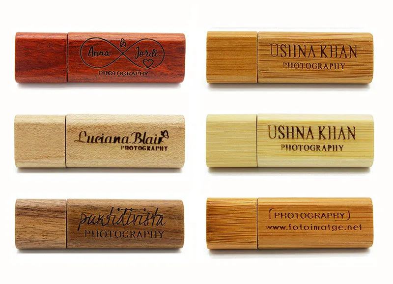 JASTER Wooden / bamboo USB Flash Drive 2.0 4GB 8GB 16GB 32GB 64GB 128GB Pen Driver Pendrive  Memory Creativo Personal LOGO Gifts