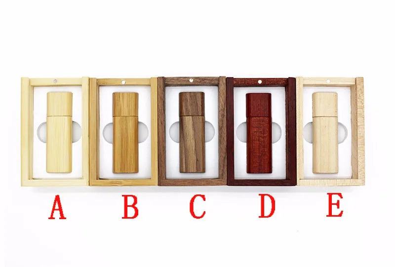 JASTER Wooden / bamboo USB Flash Drive 2.0 4GB 8GB 16GB 32GB 64GB 128GB Pen Driver Pendrive  Memory Creativo Personal LOGO Gifts