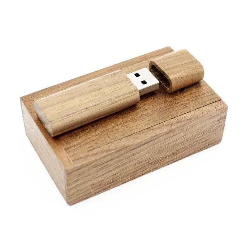 JASTER Wooden / bamboo USB Flash Drive 2.0 4GB 8GB 16GB 32GB 64GB 128GB Pen Driver Pendrive  Memory Creativo Personal LOGO Gifts