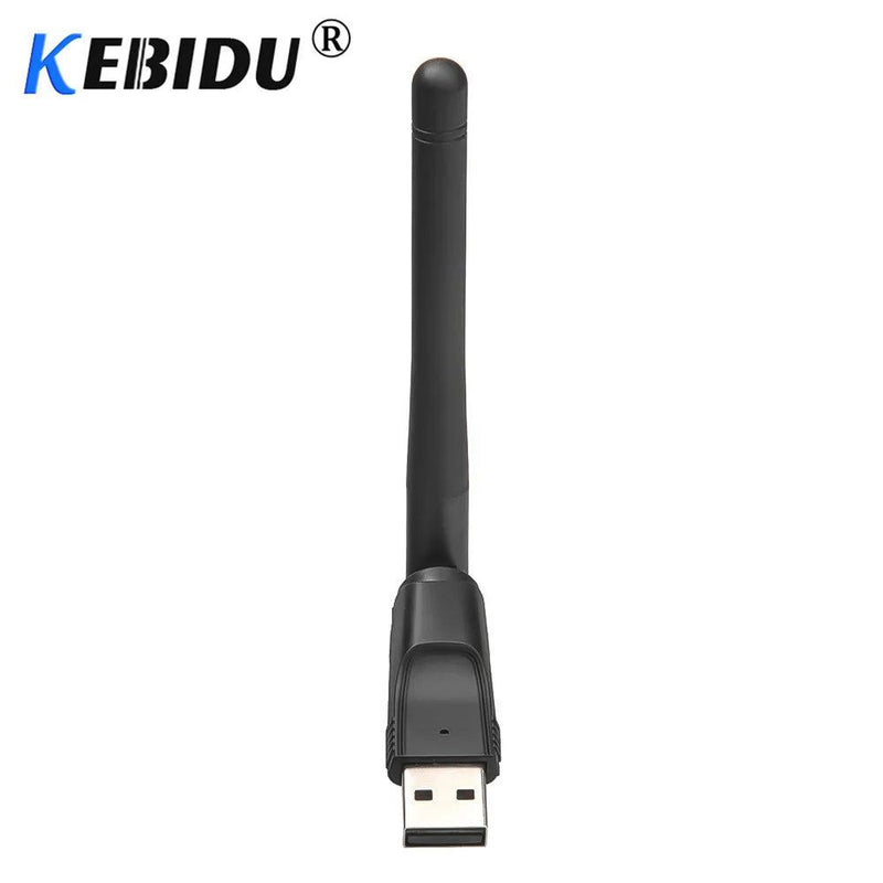 Kebidu 150M USB 2.0 WiFi Wireless Network Card 802.11 b/g/n LAN Antenna Adapter for Laptop PC Win 7 8 10 Mac IOS Android Linux - PST PS Tradings