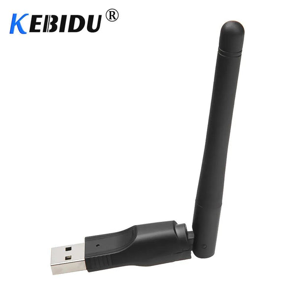 Kebidu 150M USB 2.0 WiFi Wireless Network Card 802.11 b/g/n LAN Antenna Adapter for Laptop PC Win 7 8 10 Mac IOS Android Linux - PST PS Tradings