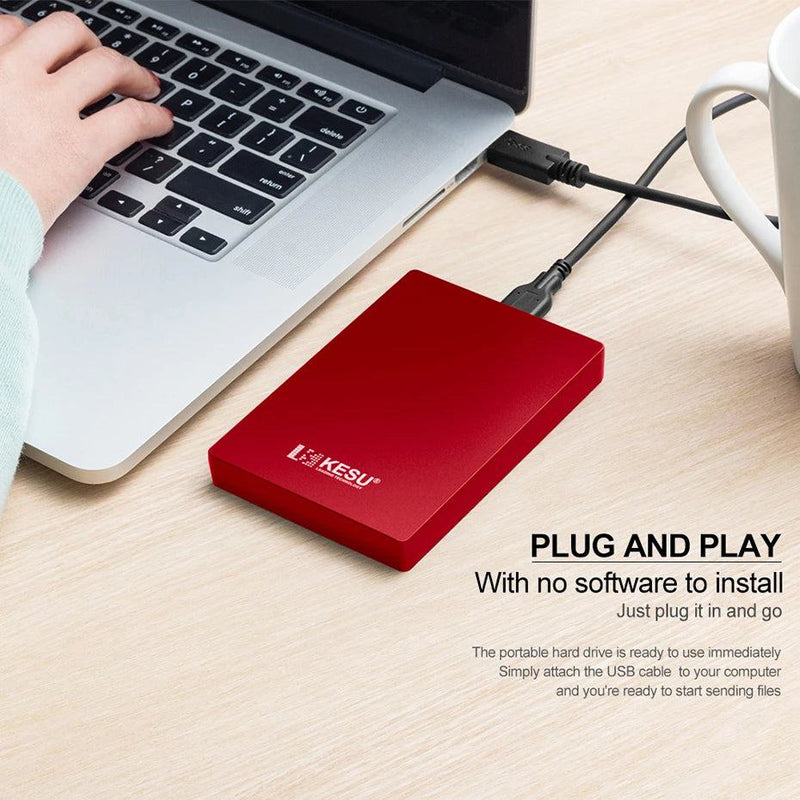 KESU HDD 2.5" Portable External Hard Drive 320gb/500gb/750gb/1tb USB3.0 Storage Compatible for PC, Mac, Desktop,MacBook - PST PS Tradings