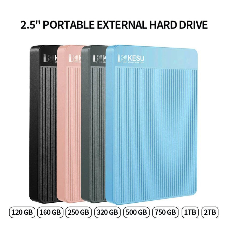 KESU HDD 2.5" Portable External Hard Drive disk 1tb /320gb/500gb USB3.0 Storage Compatible for notebook PC Desktop жесткий диск - PST PS Tradings