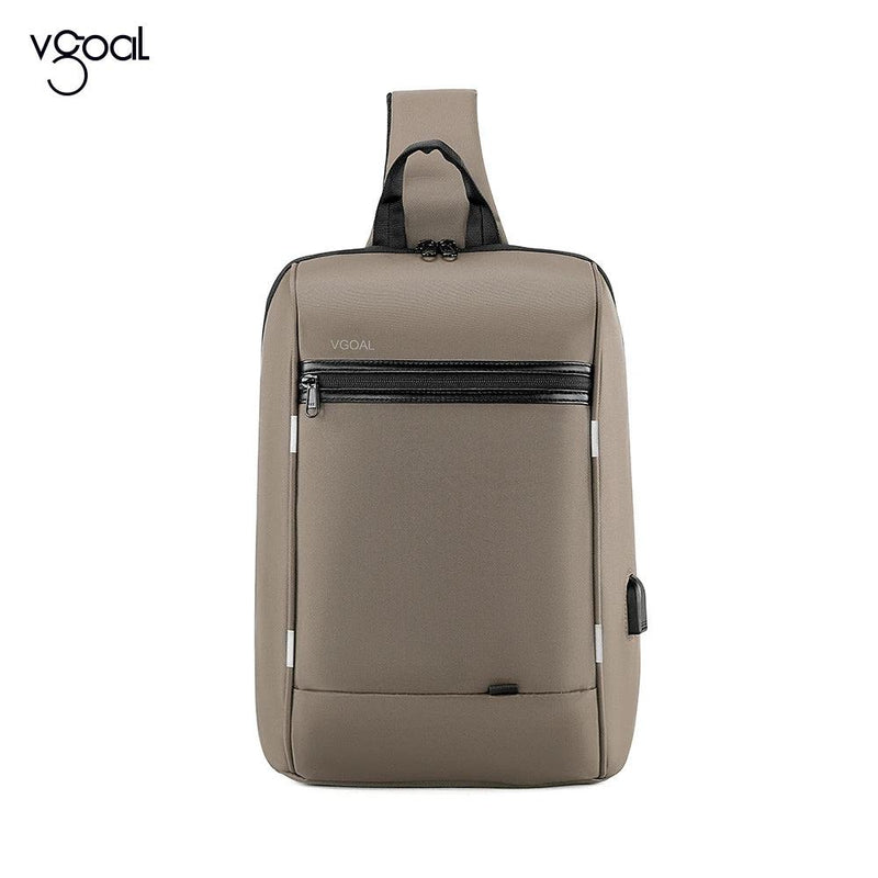 Kingsons/Vgoal Anti-theft Waterproof Single Shoulder Backpack For Men Laptop 14/13.3 inch W/ USB Charging Port&TSA Customs Lock - PST PS Tradings