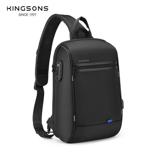 Kingsons/Vgoal Anti-theft Waterproof Single Shoulder Backpack For Men Laptop 14/13.3 inch W/ USB Charging Port&TSA Customs Lock - PST PS Tradings