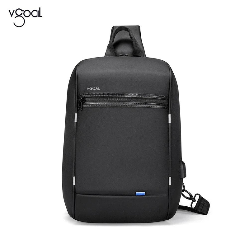 Kingsons/Vgoal Anti-theft Waterproof Single Shoulder Backpack For Men Laptop 14/13.3 inch W/ USB Charging Port&TSA Customs Lock - PST PS Tradings