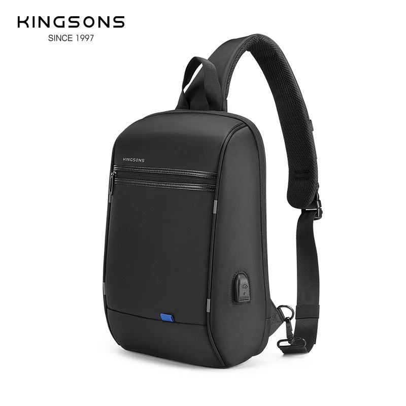 Kingsons/Vgoal Anti-theft Waterproof Single Shoulder Backpack For Men Laptop 14/13.3 inch W/ USB Charging Port&TSA Customs Lock - PST PS Tradings