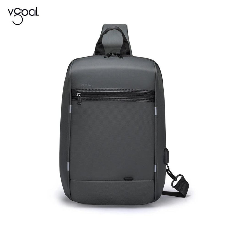 Kingsons/Vgoal Anti-theft Waterproof Single Shoulder Backpack For Men Laptop 14/13.3 inch W/ USB Charging Port&TSA Customs Lock - PST PS Tradings