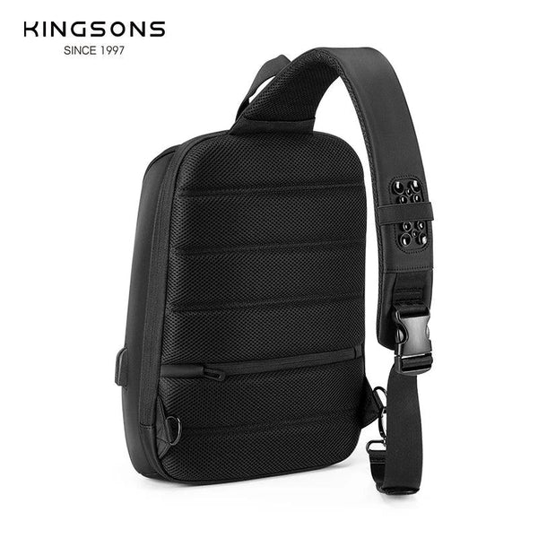 Kingsons/Vgoal Anti-theft Waterproof Single Shoulder Backpack For Men Laptop 14/13.3 inch W/ USB Charging Port&TSA Customs Lock - PST PS Tradings