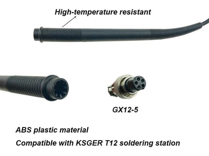 KSGER T12 Soldering Station V2.1S STM32 OLED Digital Temperature Controller Electric Soldering Irons Stings T12-K B2 BC2 D24 Tip