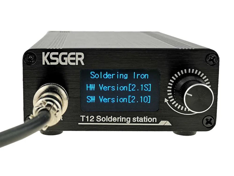 KSGER T12 Soldering Station V2.1S STM32 OLED Digital Temperature Controller Electric Soldering Irons Stings T12-K B2 BC2 D24 Tip