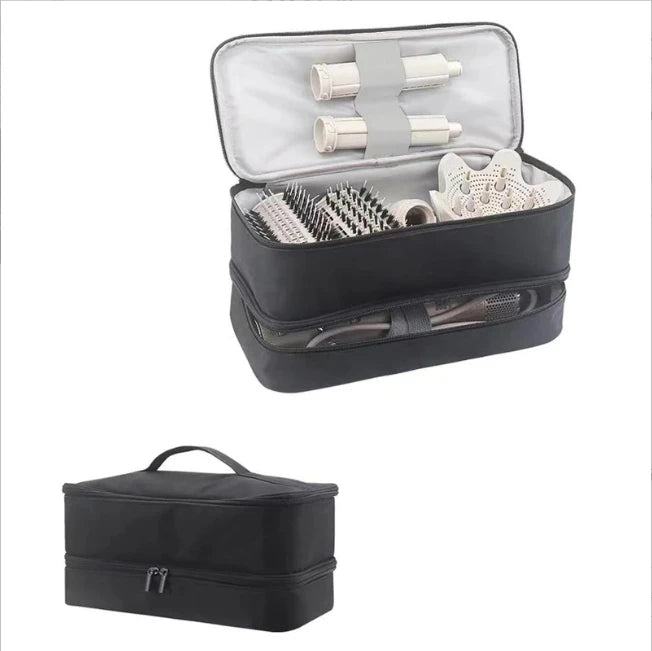 Large Capacity Hair Dryer Storage Case Double-LayerWaterproof Make-up Brush Storage Bag Hair Curler Bagfor Shark Flexstyle - PST PS Tradings