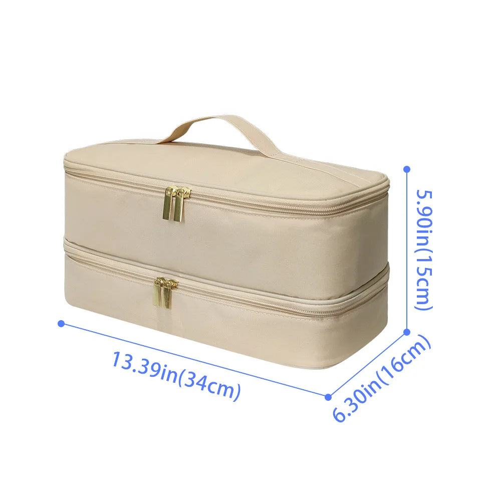 Large Capacity Hair Dryer Storage Case Double-LayerWaterproof Make-up Brush Storage Bag Hair Curler Bagfor Shark Flexstyle - PST PS Tradings