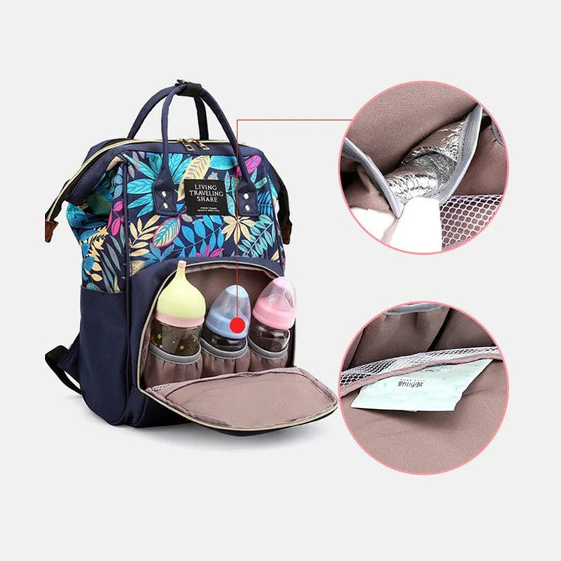 Large Capacity Nylon Women Backpack Ladies Shoulder Backpacks Mommy Baby Nursing Bags Fashion Female Business Laptop Backpack - PST PS Tradings