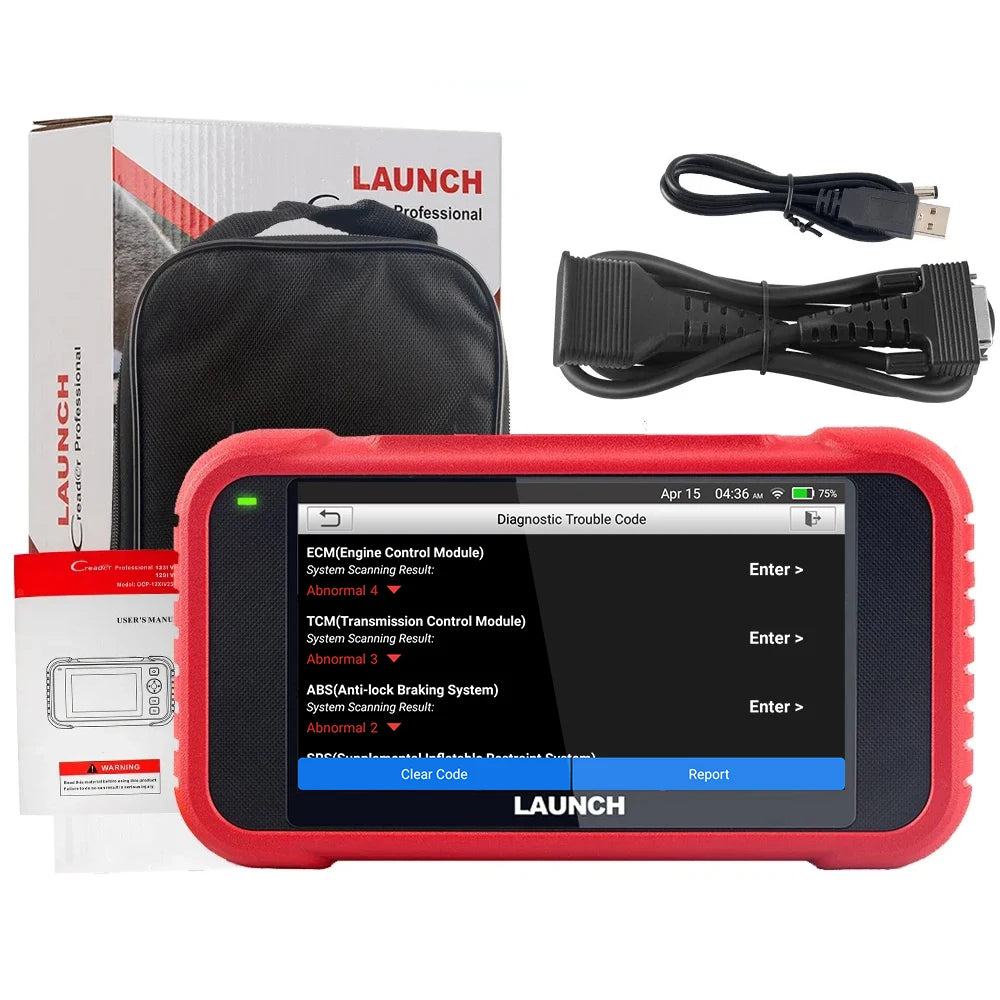 LAUNCH X431 CRP129E / CRP129E V2.0 Car OBD2 Diagnostic Tools ENG ABS SRS AT Oil SAS EPB TPMS DPF Reset Auto Scanner Free Update - PST PS Tradings