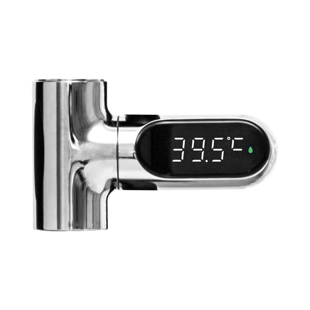 LED Display Water Shower Thermometer Self-Generating Electricity Water Temperature Monitoring Baby Care Smart Temperature Meter - PST PS Tradings