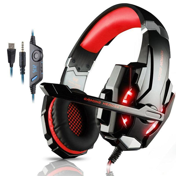 LED Gaming Headset with Microphone