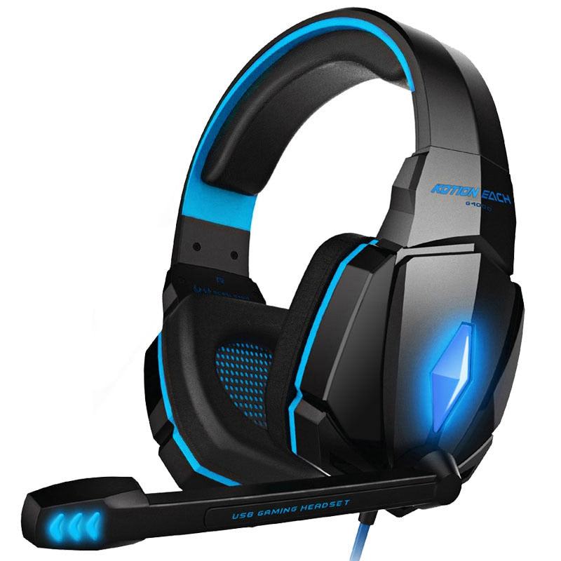 LED Gaming Headset with Microphone