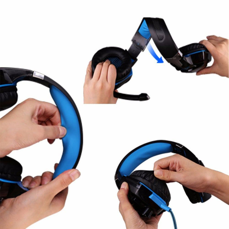 LED Gaming Headset with Microphone