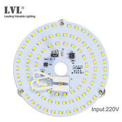 LED Panel Light 10W 18W 25W 40W No Flicker AC 220V 230V for Ceiling Light Source Square Round Panel Light