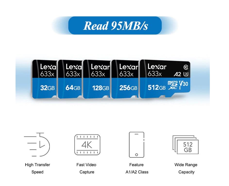 Lexar Class10 UHS-I U3 Micro SD Card