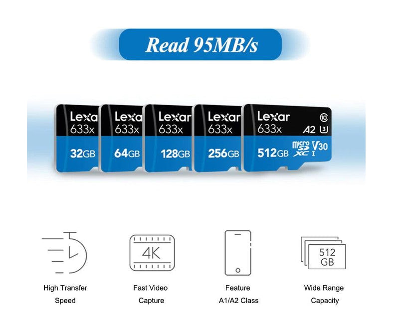 Lexar Class10 UHS-I U3 Micro SD Card