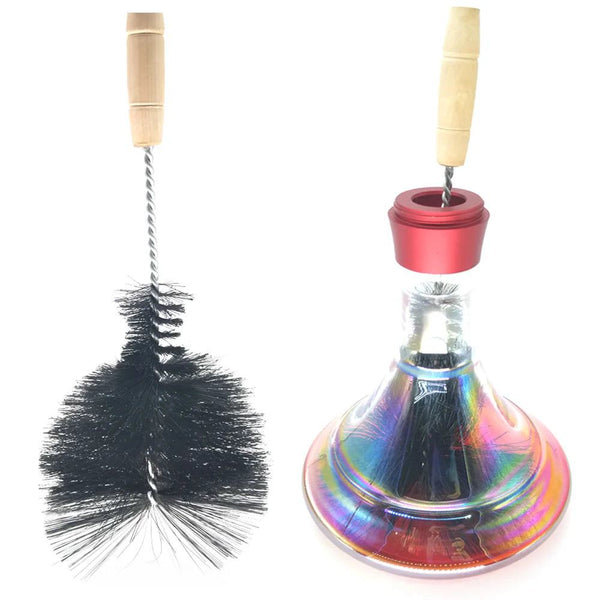 LOMINT Hookah Glass Bottle Base Cleaning Brush For Shisha Hookahs Narguile Chicha Smoking Water Pipe Accessories - PST PS Tradings