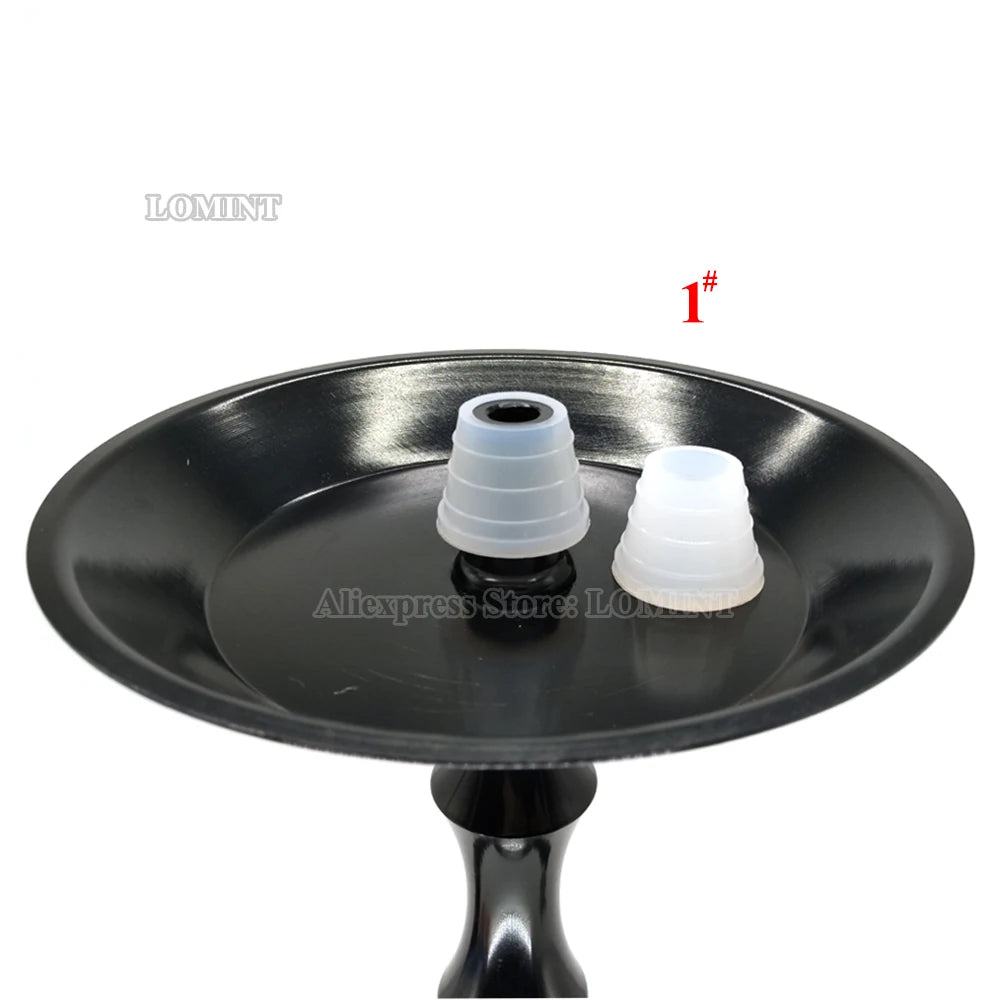 LOMINT White Hookah Bowl Grommets Adapter Silicone Rubber Seal Joint Shisha Chicha Narguile Small Medium Large Size Accessories - PST PS Tradings