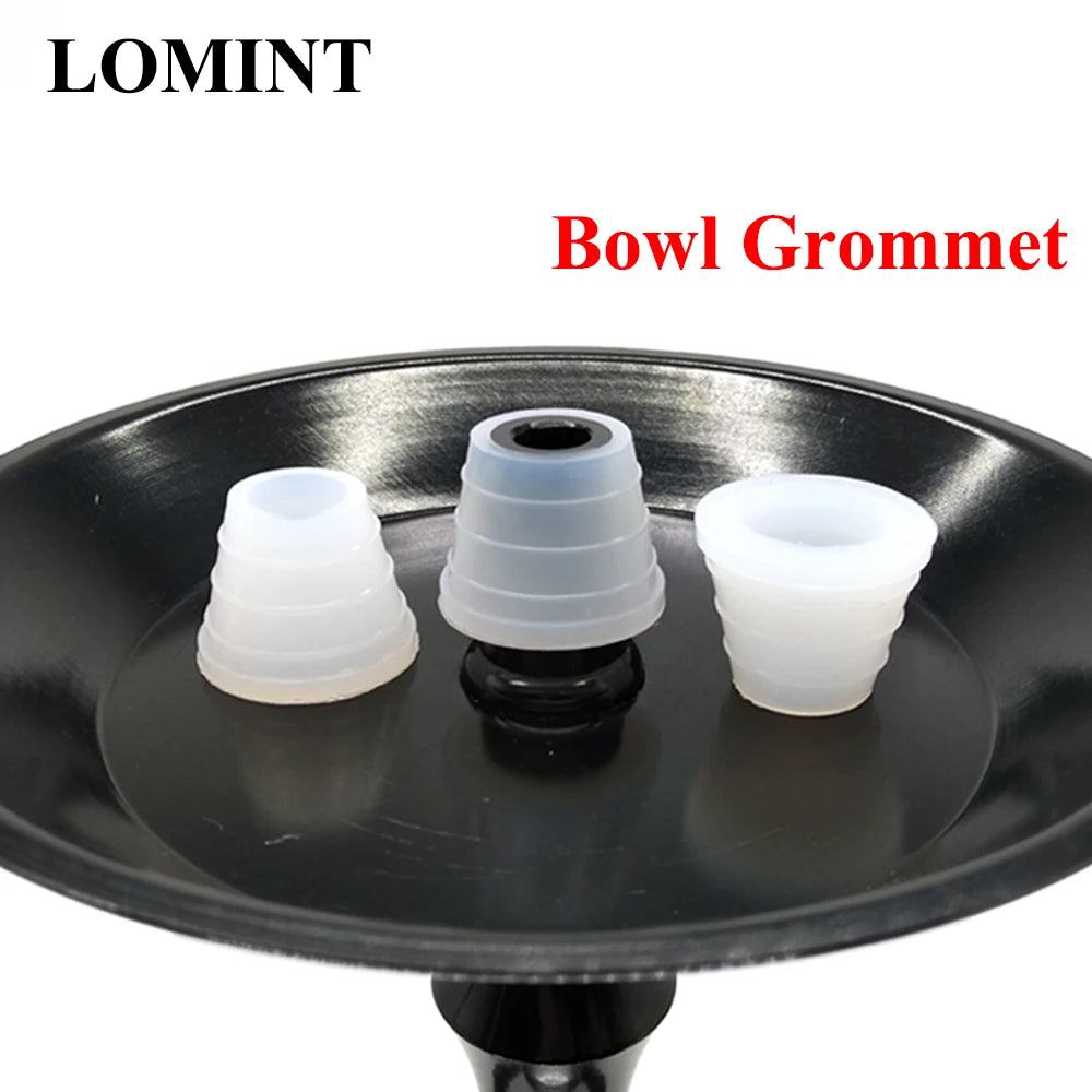 LOMINT White Hookah Bowl Grommets Adapter Silicone Rubber Seal Joint Shisha Chicha Narguile Small Medium Large Size Accessories - PST PS Tradings