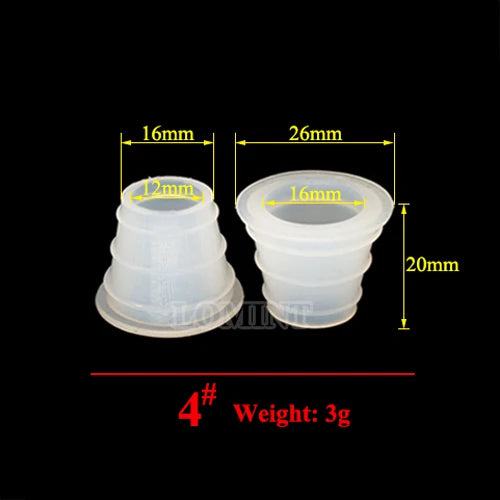 LOMINT White Hookah Bowl Grommets Adapter Silicone Rubber Seal Joint Shisha Chicha Narguile Small Medium Large Size Accessories - PST PS Tradings