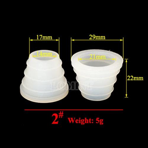 LOMINT White Hookah Bowl Grommets Adapter Silicone Rubber Seal Joint Shisha Chicha Narguile Small Medium Large Size Accessories - PST PS Tradings