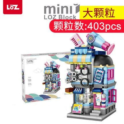 LOZ Building Blocks City View Scene Coffee Shop Retail Store Architectures model  Assembly Toy Christmas Gift for Children Adult