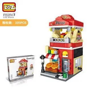 LOZ Building Blocks City View Scene Coffee Shop Retail Store Architectures model  Assembly Toy Christmas Gift for Children Adult