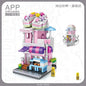 LOZ Building Blocks City View Scene Coffee Shop Retail Store Architectures model  Assembly Toy Christmas Gift for Children Adult