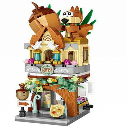 LOZ Building Blocks City View Scene Coffee Shop Retail Store Architectures model  Assembly Toy Christmas Gift for Children Adult