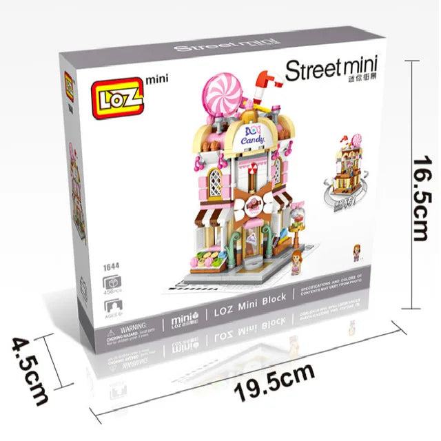 LOZ Building Blocks City View Scene Coffee Shop Retail Store Architectures model  Assembly Toy Christmas Gift for Children Adult