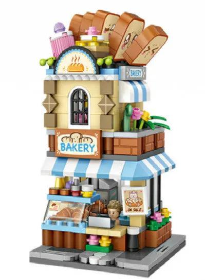 LOZ Building Blocks City View Scene Coffee Shop Retail Store Architectures model  Assembly Toy Christmas Gift for Children Adult