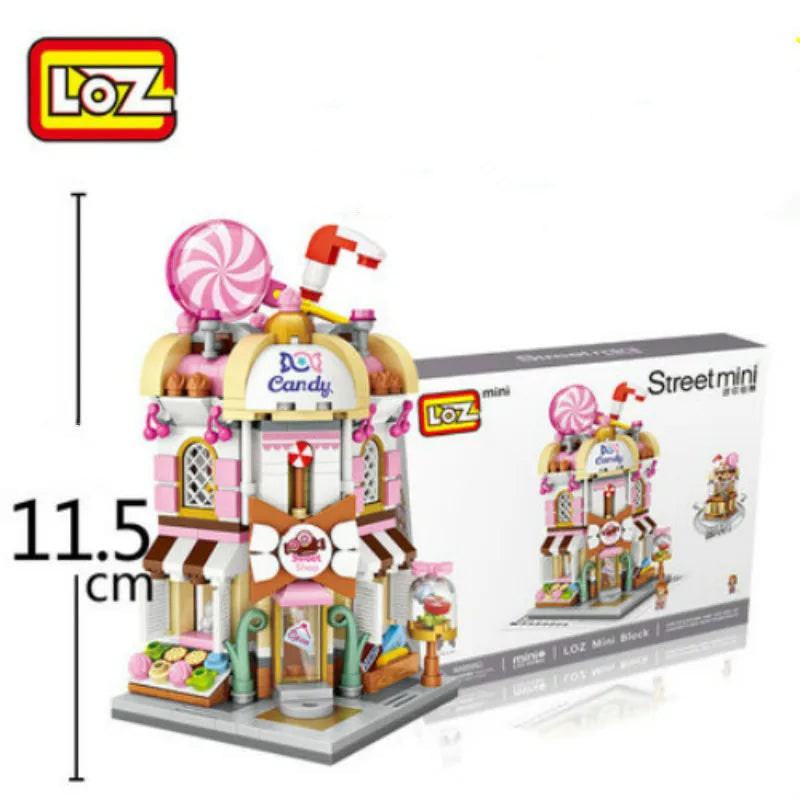 LOZ Building Blocks City View Scene Coffee Shop Retail Store Architectures model  Assembly Toy Christmas Gift for Children Adult