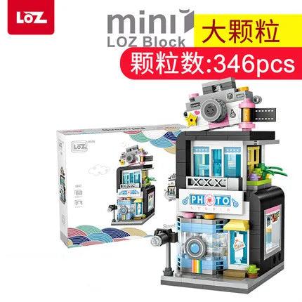 LOZ Building Blocks City View Scene Coffee Shop Retail Store Architectures model  Assembly Toy Christmas Gift for Children Adult