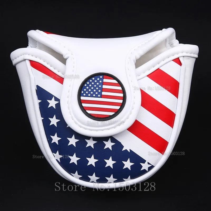 Magnetic  Closure Customized Golf Mallet Putter Covers Headcover Synthetic Leather Multi Style Color - PST PS Tradings