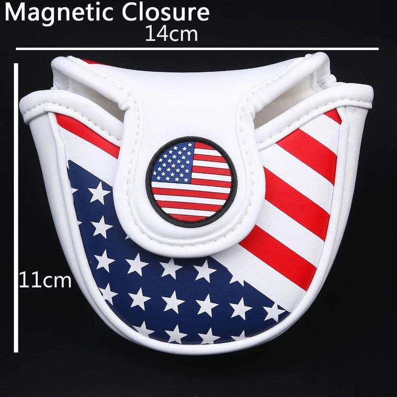 Magnetic  Closure Customized Golf Mallet Putter Covers Headcover Synthetic Leather Multi Style Color - PST PS Tradings