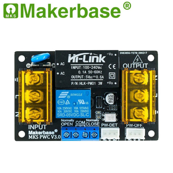 Makerbase MKS PWC Power Monitoring auto power off Continued to Play Module  automatically put off power detect 3D printer parts